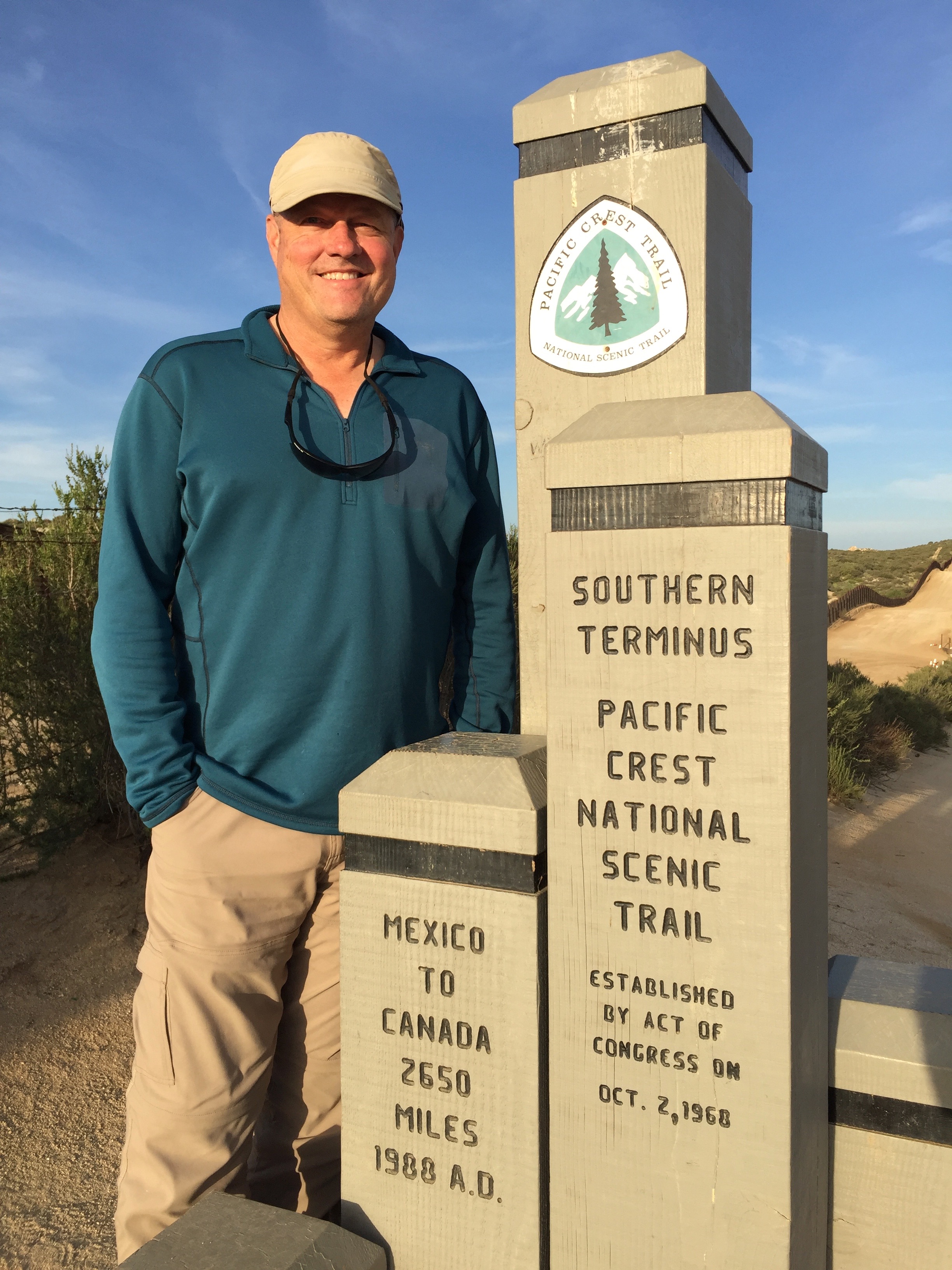 Kyle At Southern Terminus PCT 2018