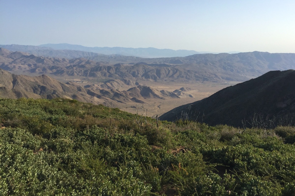 Looking North towards Scissors and beyond Pacific Crest Trail 2018
