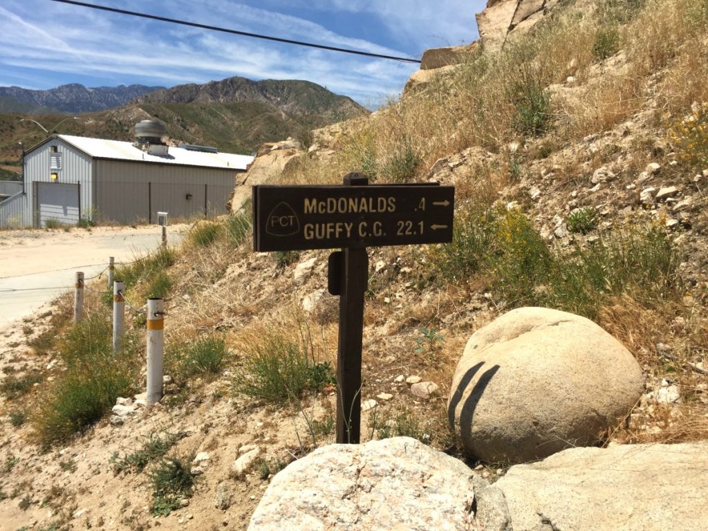 Arrived at Famous McDonalds Cajon Pass PCT 2018