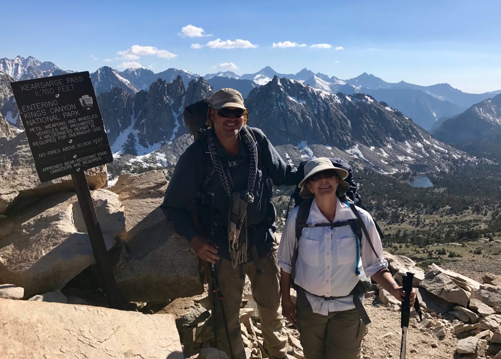 Kyle and Jean Kearsarge Pass PCT 2018