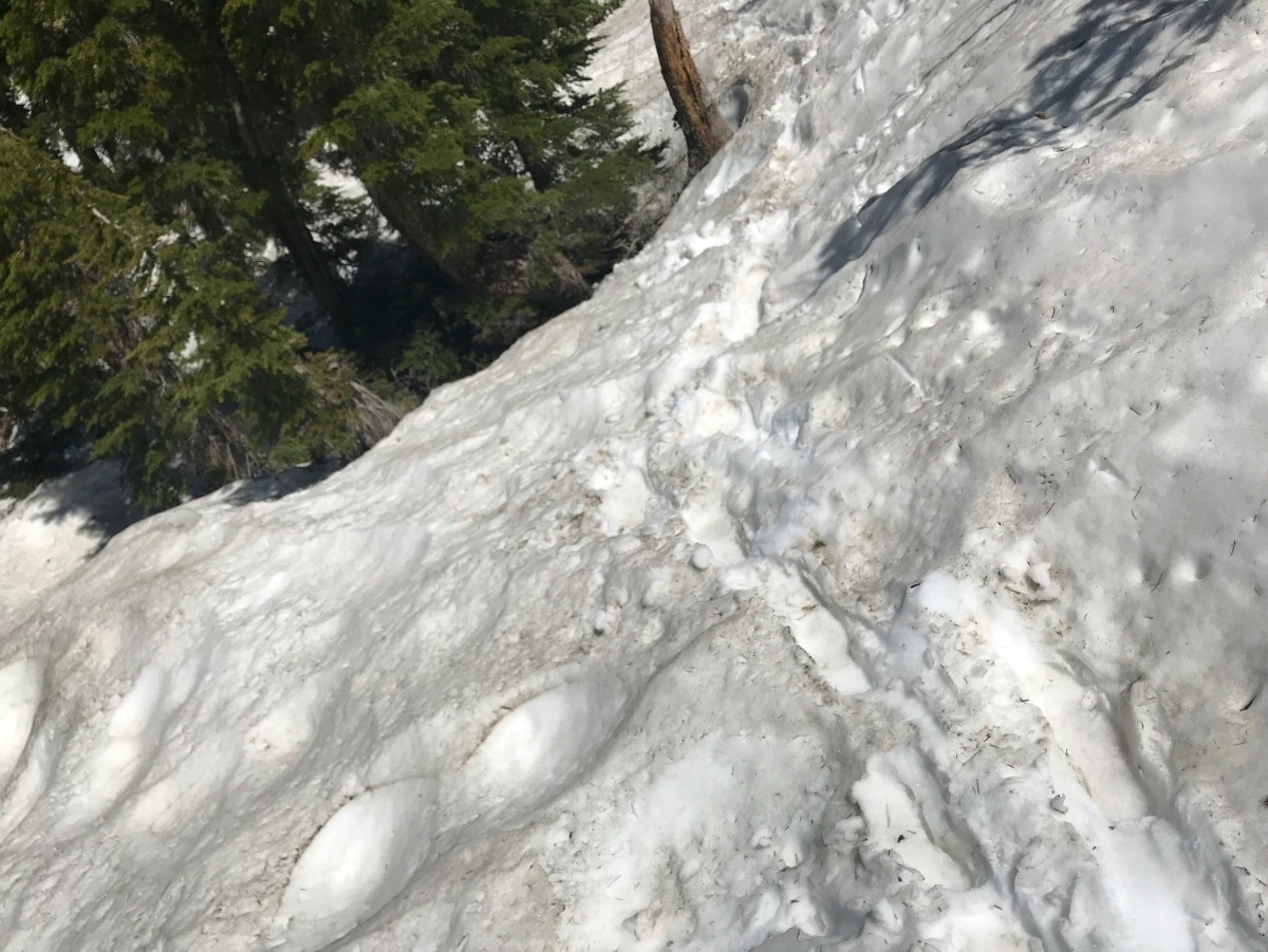 Snow Field Pacific Crest Trail 2018