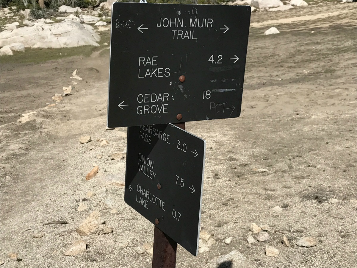 Trail Intersection PCT 2018