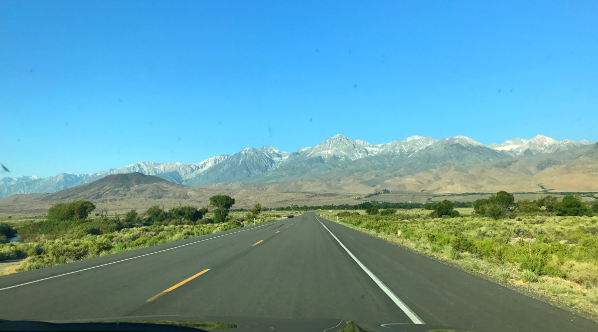 View Driving Up PCT 2018